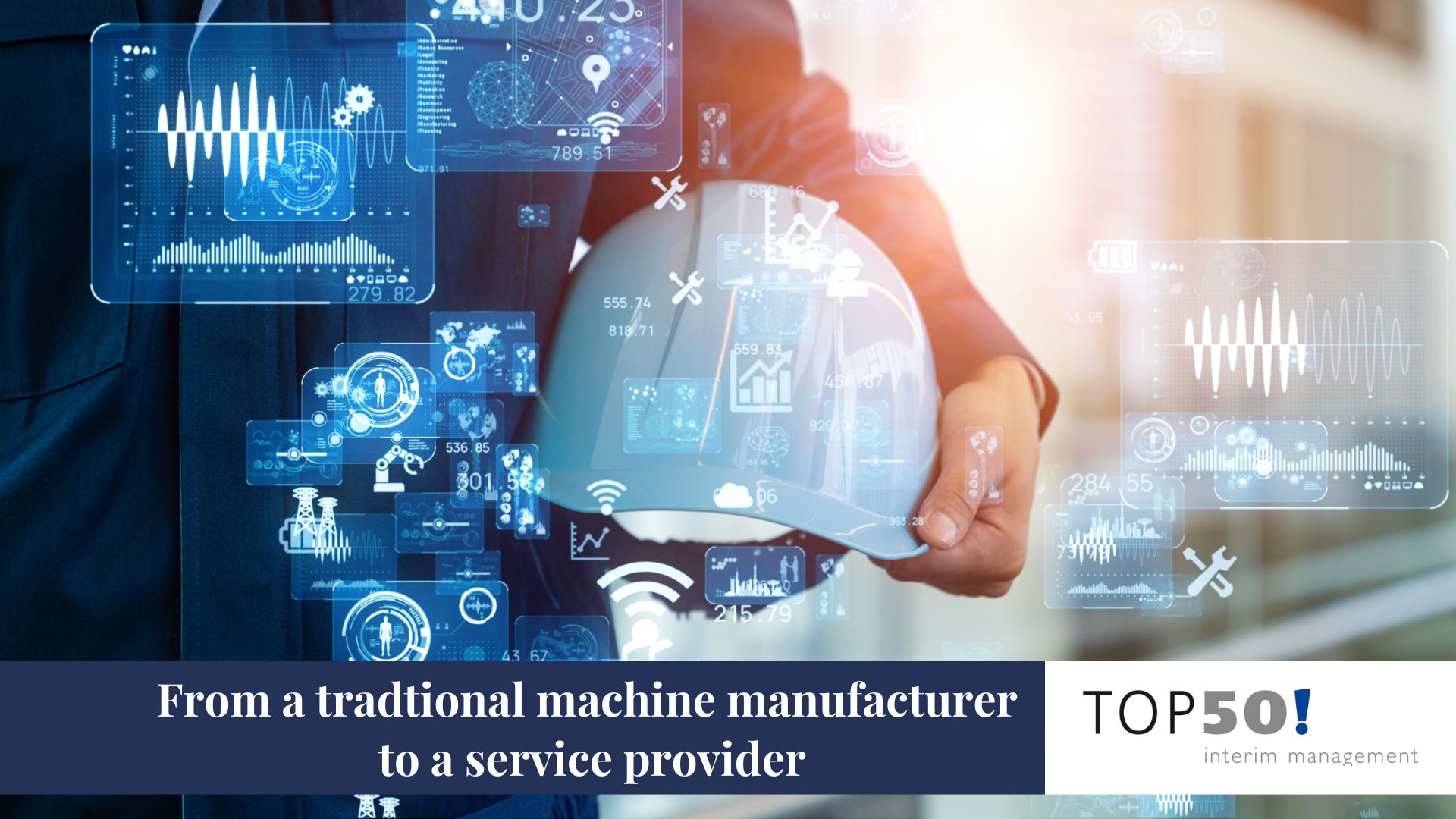 From a tradtional machine manufacturer to a service provider